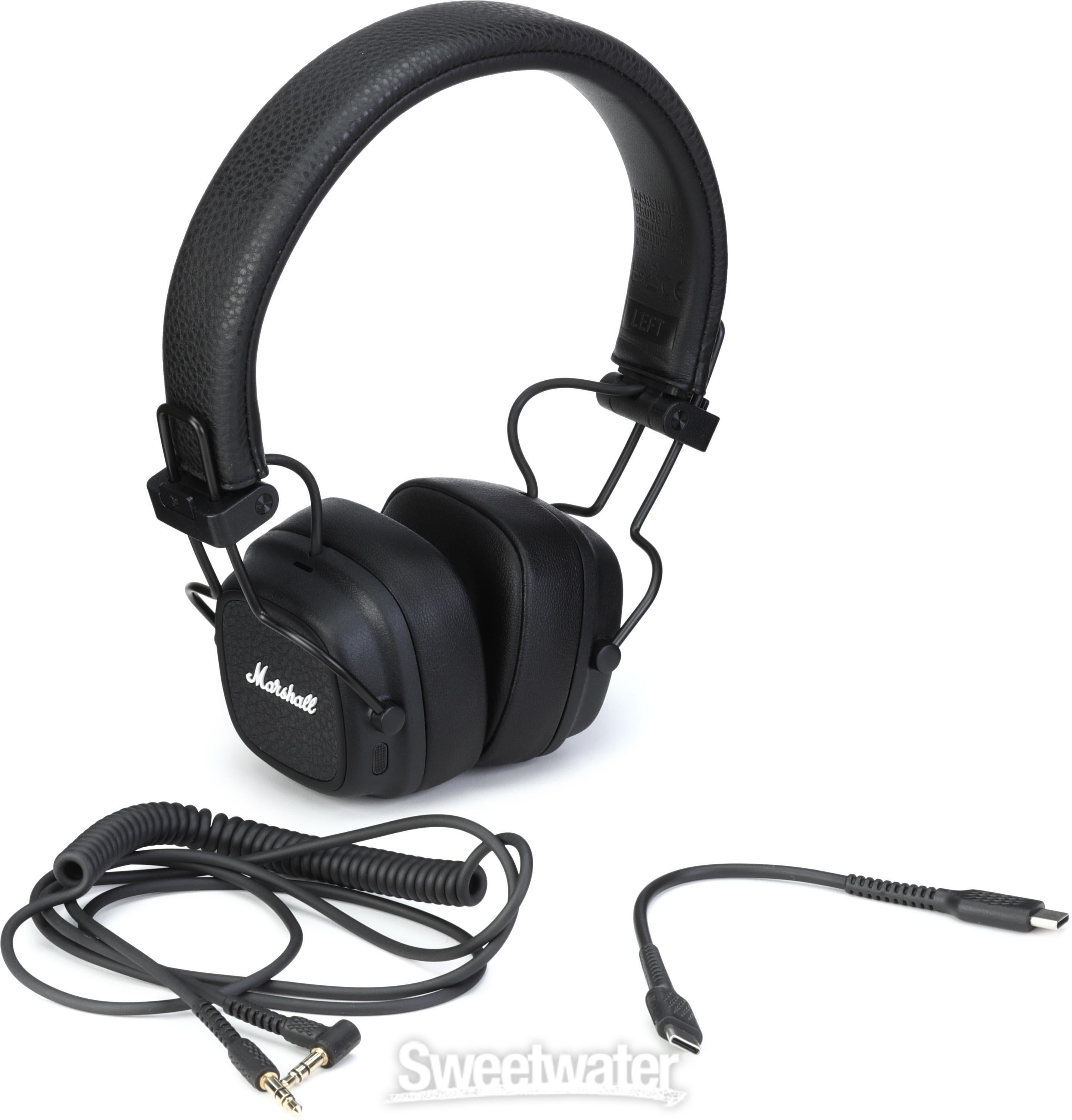 Marshall Major V Headphones with Bluetooth - Black | Sweetwater