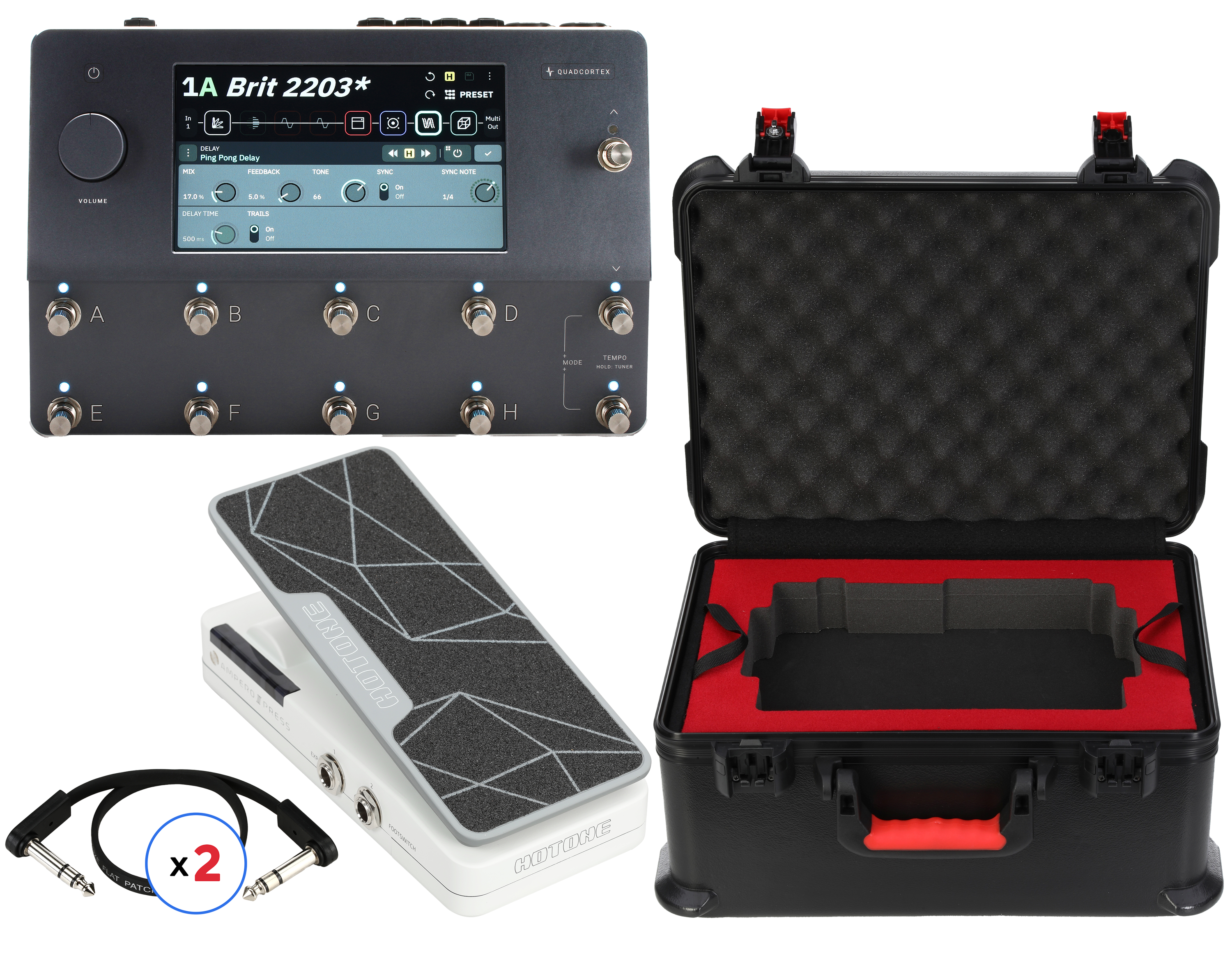 Quad Cortex 付属品 電源アダプター、ケーブル、保証書、箱 Quad