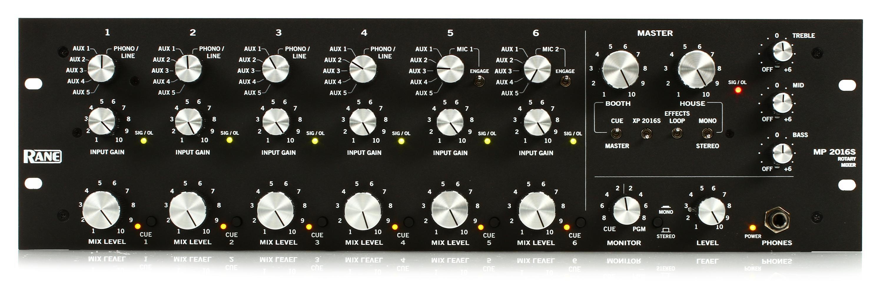 Rane MP 2016S & XP 2016S ロータリーミキサー スタンド付 Rane MP
