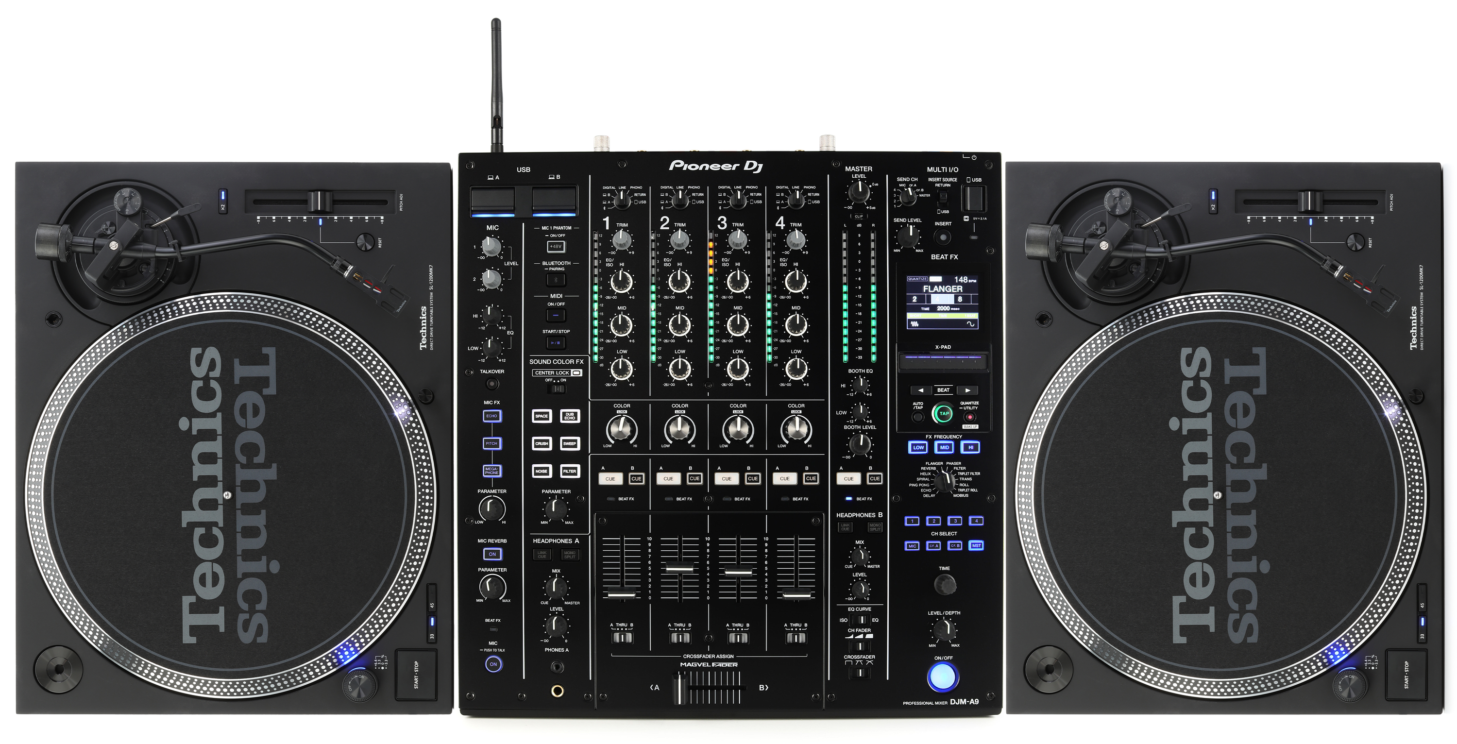 Pioneer DJ DJM-A9 4-channel DJ Mixer with Effects and Dual