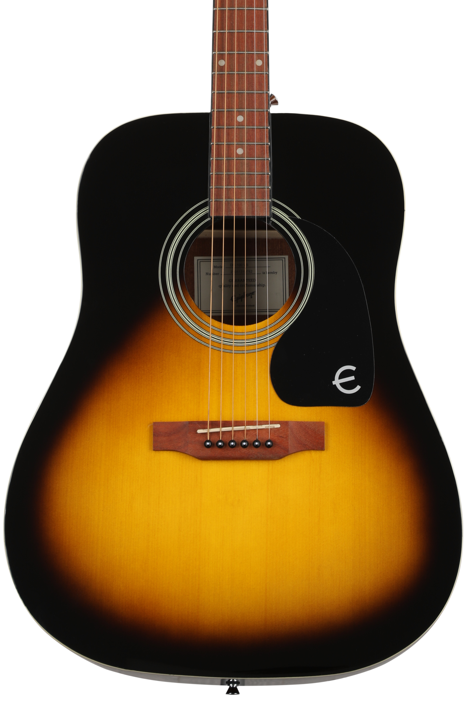 Epiphone DR-100 Dreadnought Acoustic Guitar - Vintage Sunburst