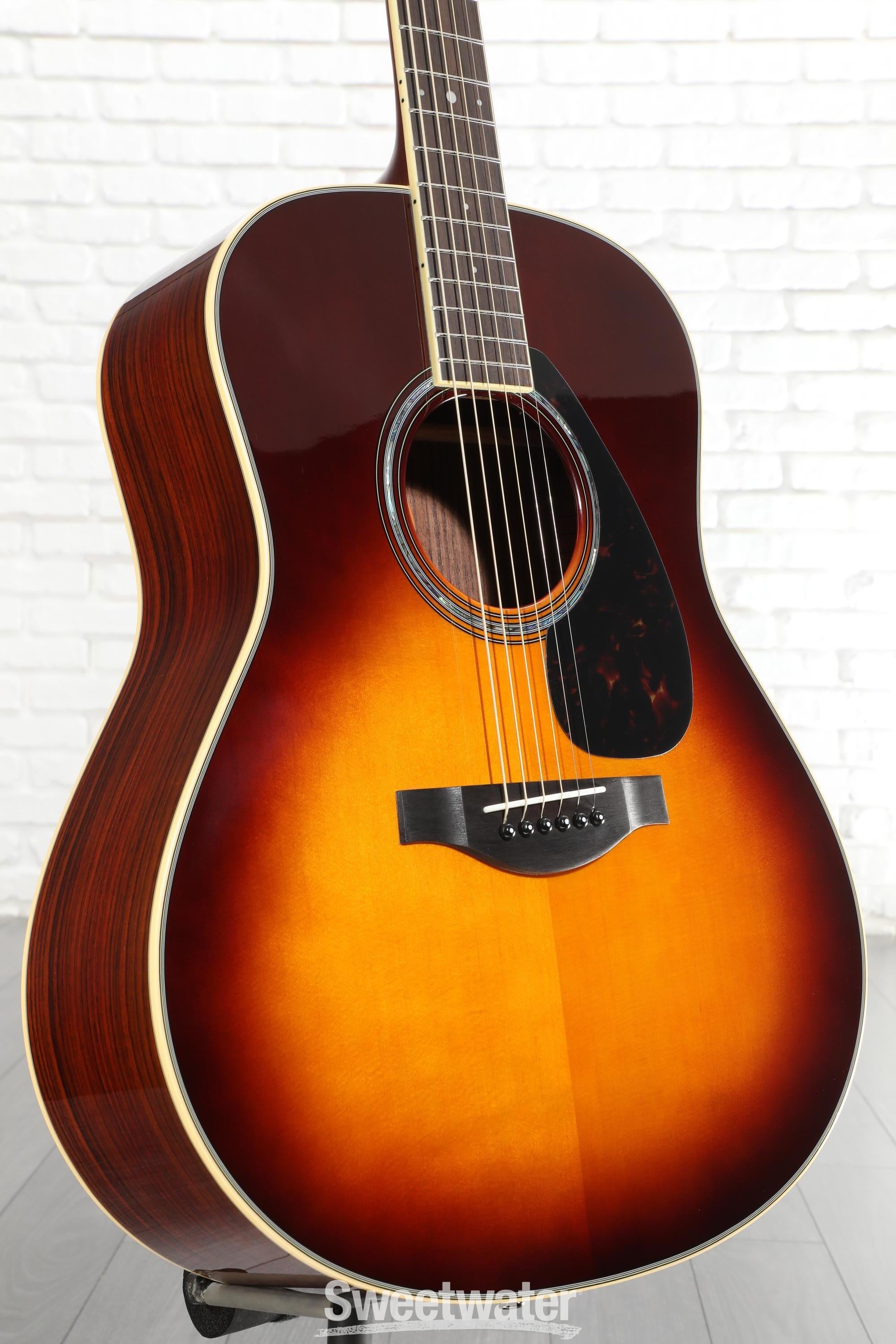 Yamaha LL6 ARE Original Jumbo Acoustic Guitar - Brown Sunburst