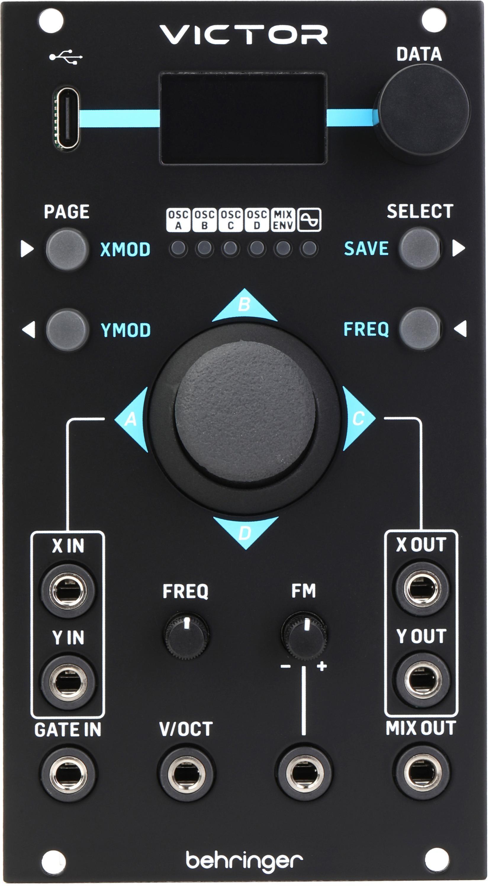 Behringer VICTOR Quad Vector Morphing Oscillator Module | Sweetwater