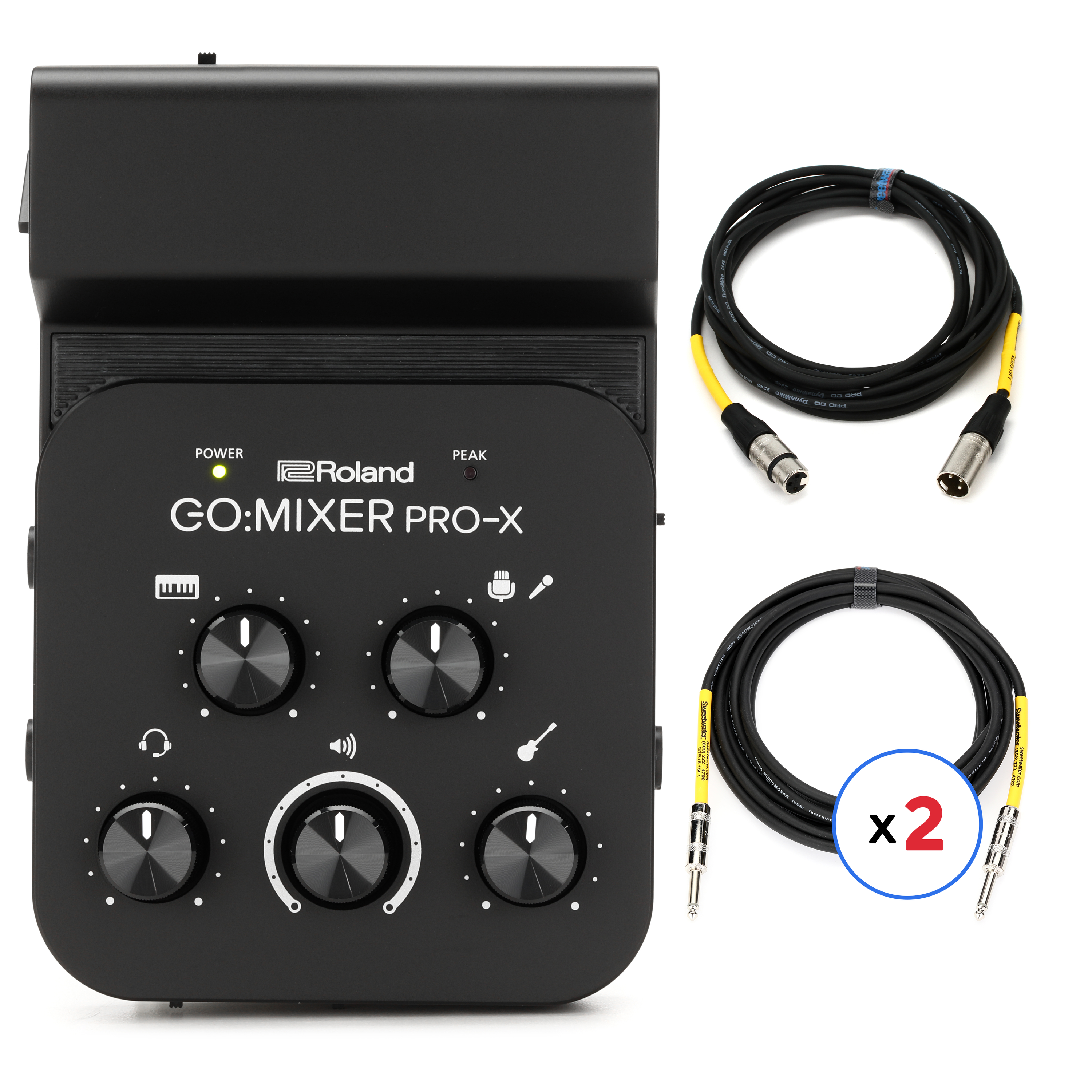 Roland GO:MIXER PRO-X Audio Mixer Vocal for Smartphones Keyboard