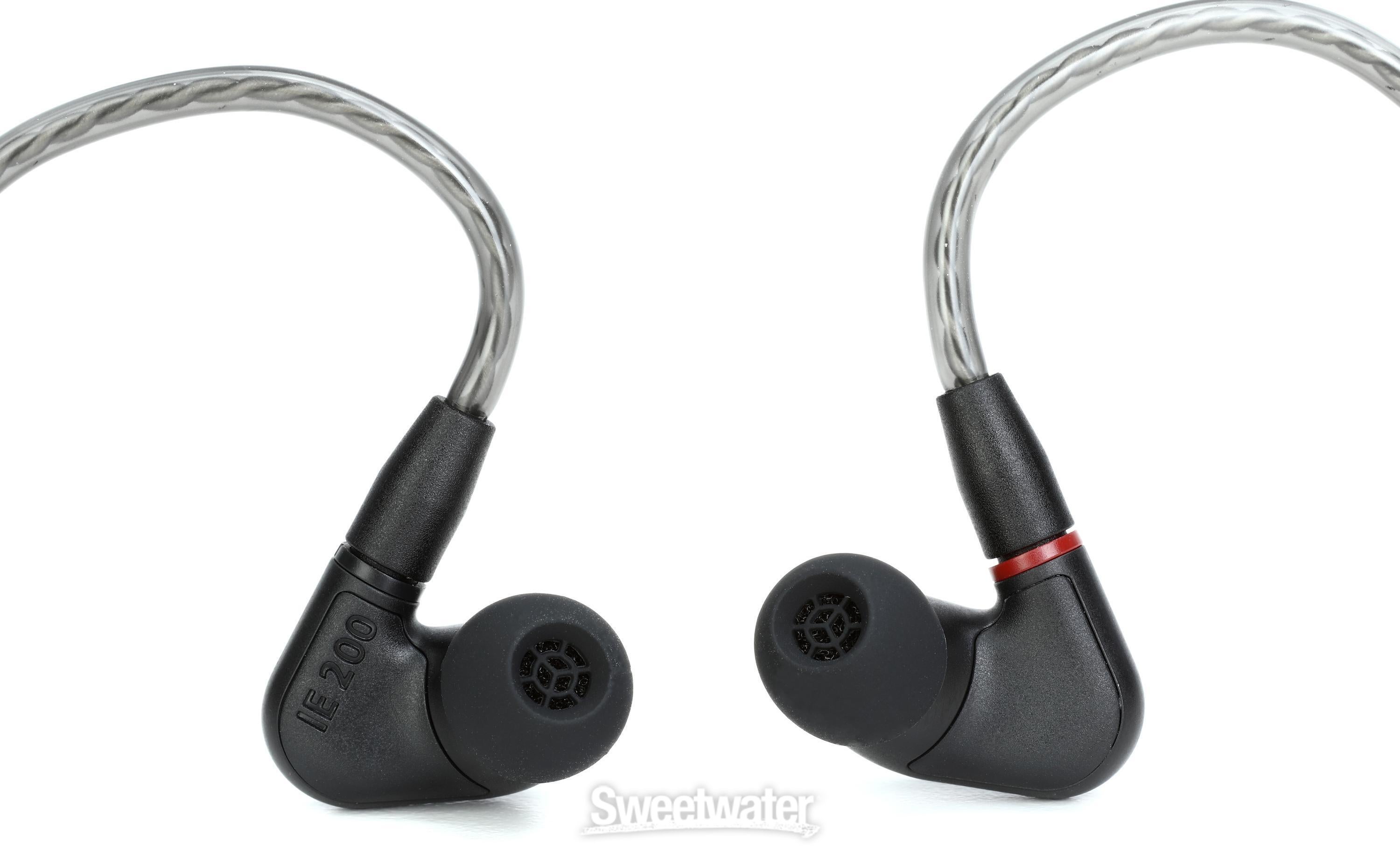Sennheiser IE 200 Sound-isolating Earphones - Black | Sweetwater