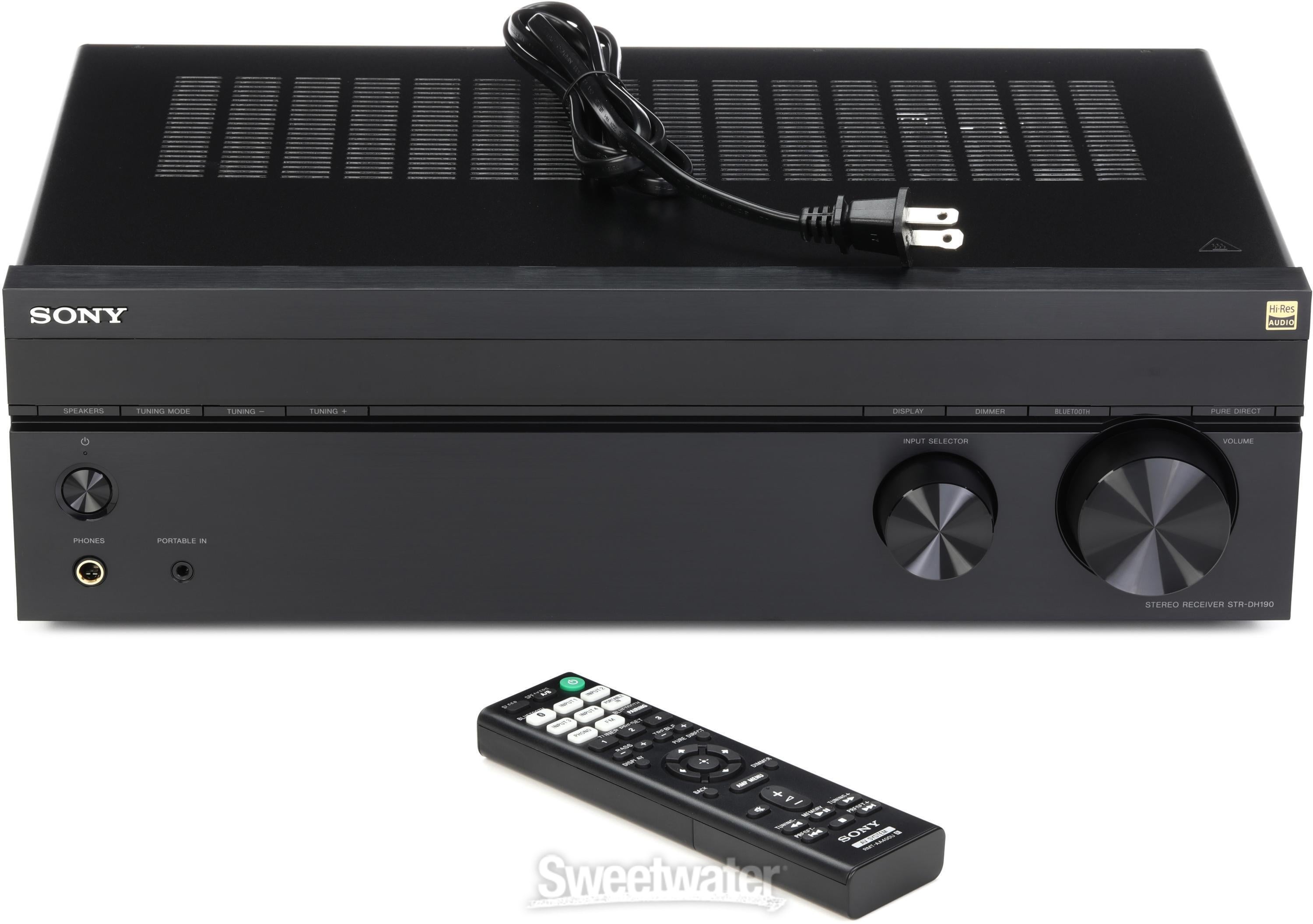 Sony STR-DH190 Stereo Receiver | Sweetwater