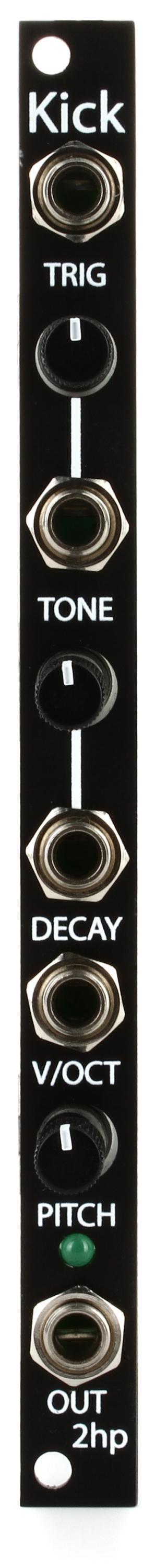 2HP Kick Eurorack Kick Drum Module - Black | Sweetwater