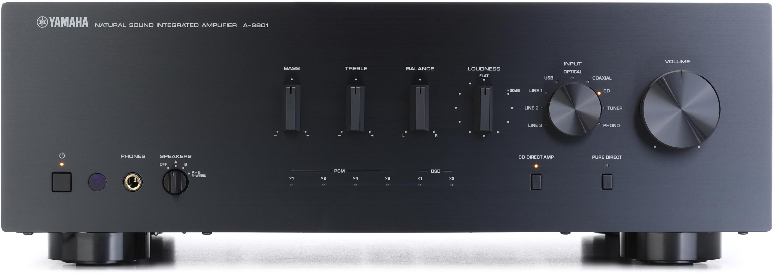 Yamaha A-S801 100-watt 2-channel Stereo Integrated Amplifier