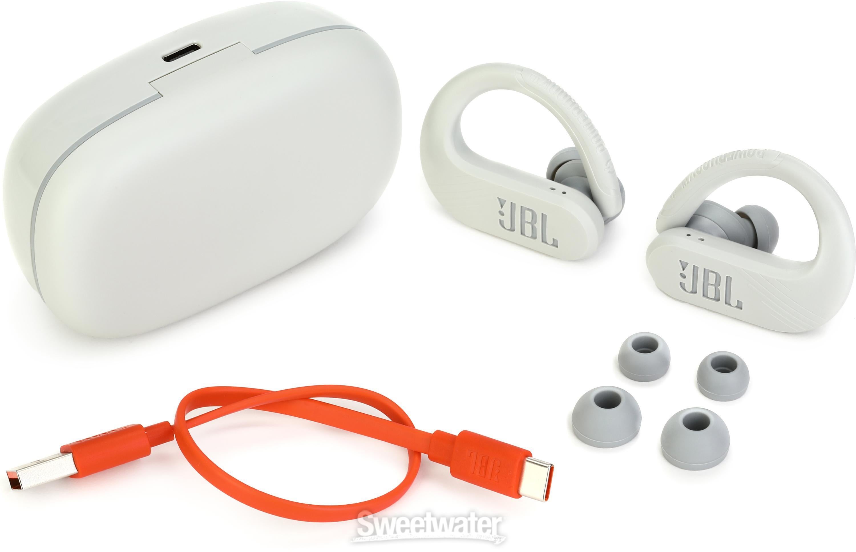 JBL Endurance Peak 3 Sport True Wireless Earbuds - White | Sweetwater