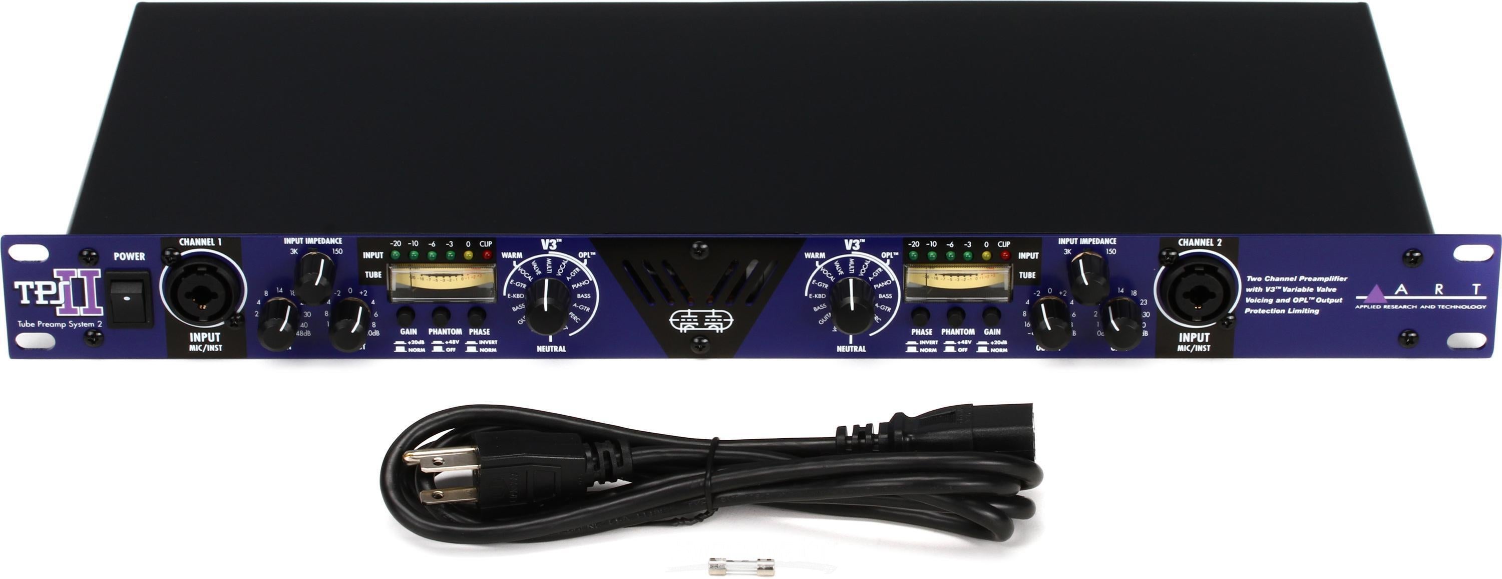 ART TPS II 2-channel Tube Microphone Preamp Reviews | Sweetwater