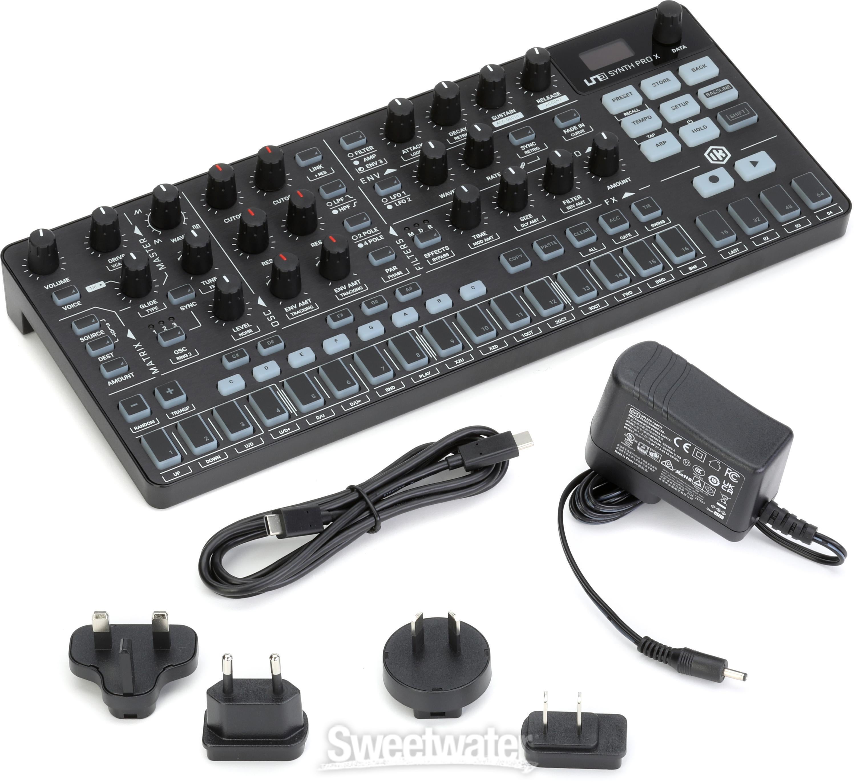 IK Multimedia UNO Synth Pro X Paraphonic Analog Synthesizer