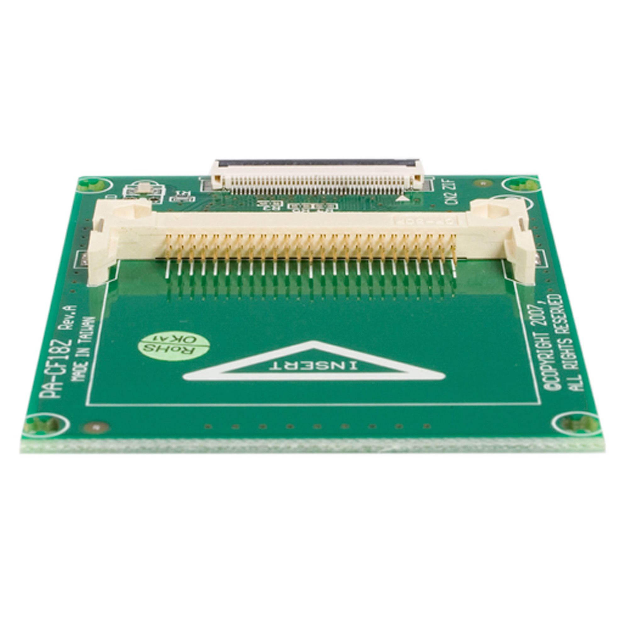 1.8in ZIF LIF to Single Compact Flash SSD Adapter Card