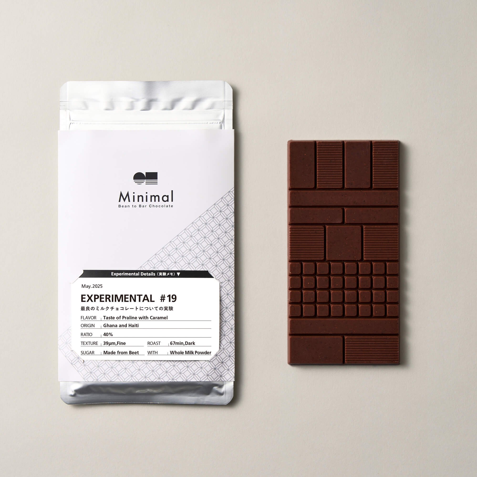 EXPERIMENTAL #19 -最良のミルクチョコレートについての実験