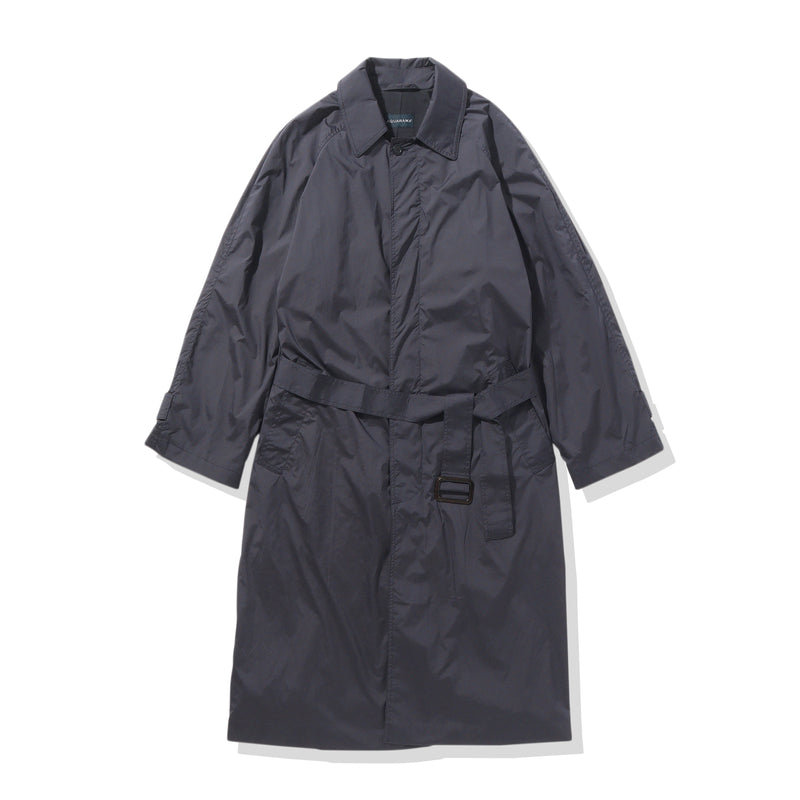 ベルト付きコート ネイビー – MINIMAL WARDROBE