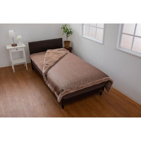 レッキスブランケット【REX440】グレイッシュブラウン シングル（上田