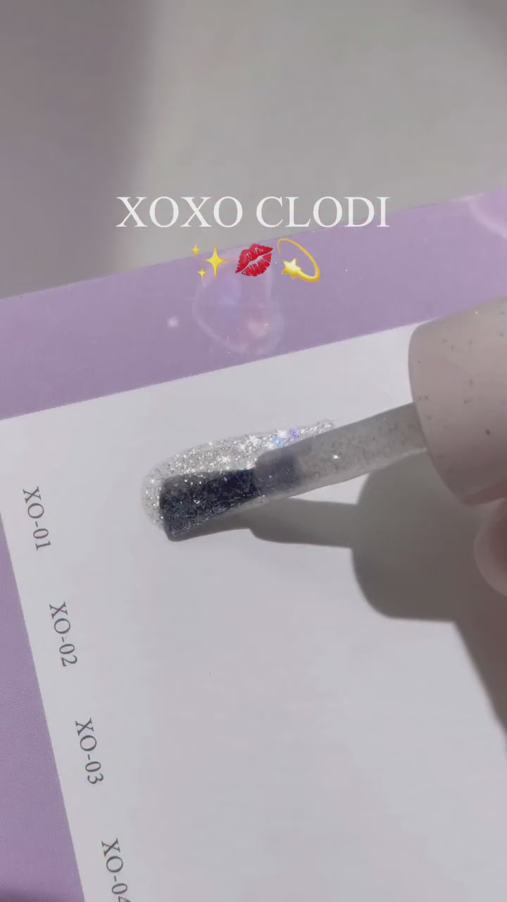 CLODI】(Delayed delivery) XOXO Reflective Glitter Gel 10-piece set