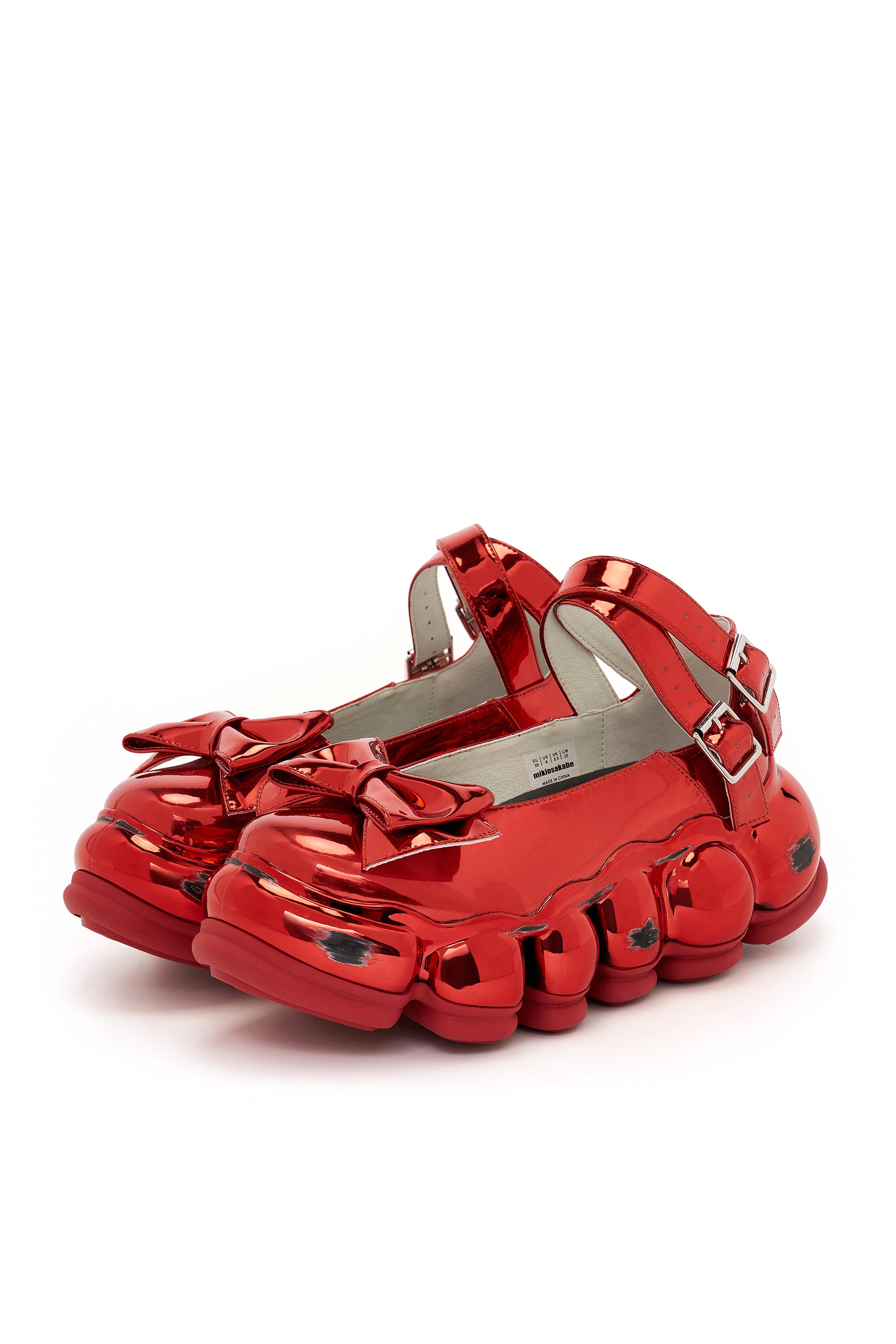 New Jewelry Chrome Mary Jane / Red｜MIKIOSAKABE&JennyFax公式ストア