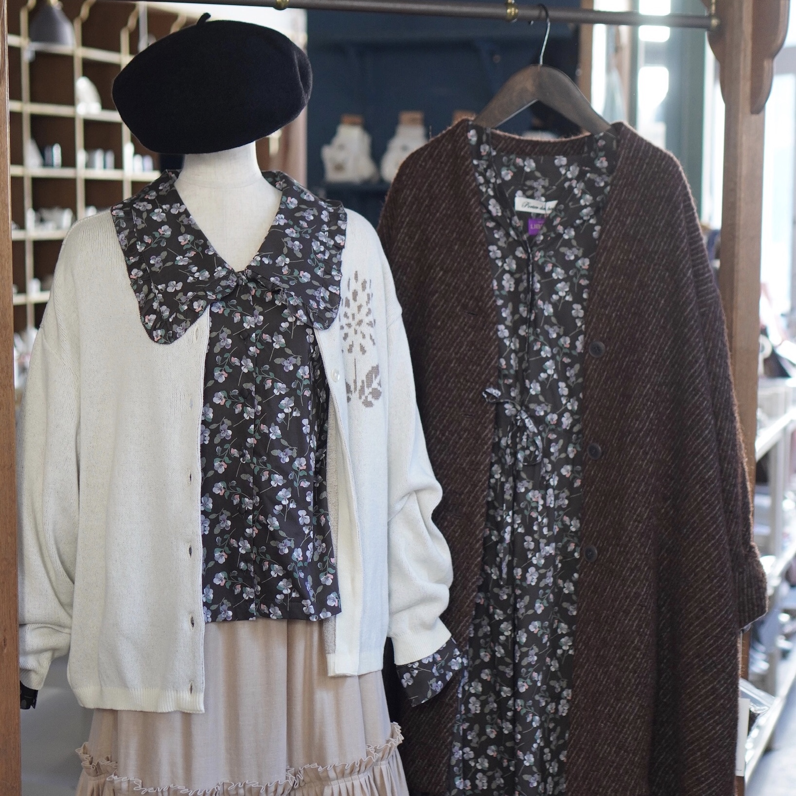 Porter des boutons - ﾌﾗｯﾄｶﾗｰﾌﾘﾙﾌﾞﾗｳｽ