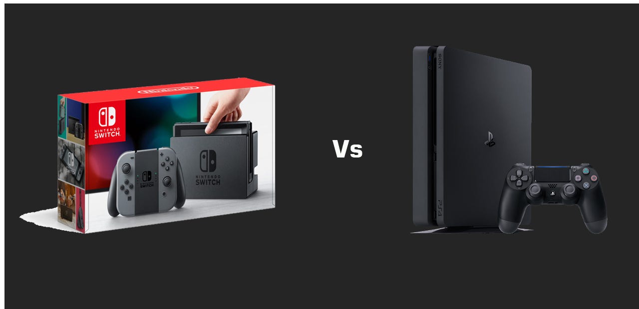 Nintendo Switch vs. PlayStation 4: Which is for You? | by Kirtiraj