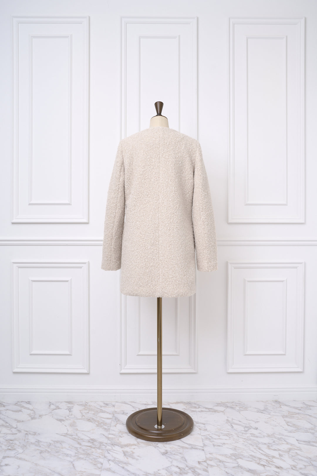 Elegant Bit Bouclé Coat - MISTREASS