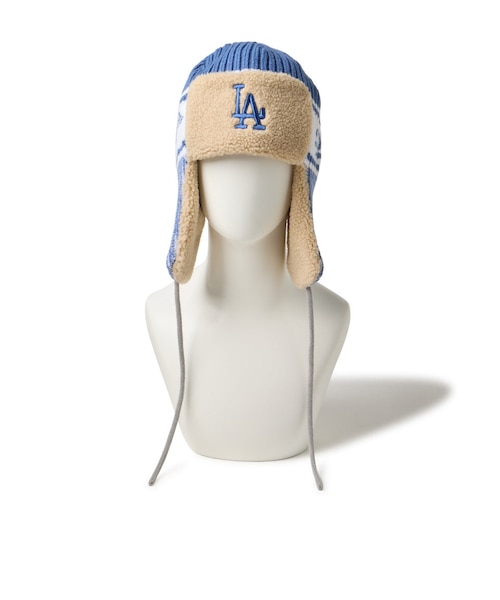 ニューエラ（NEW ERA）帽子 ニットキャップ ニット トラッパー