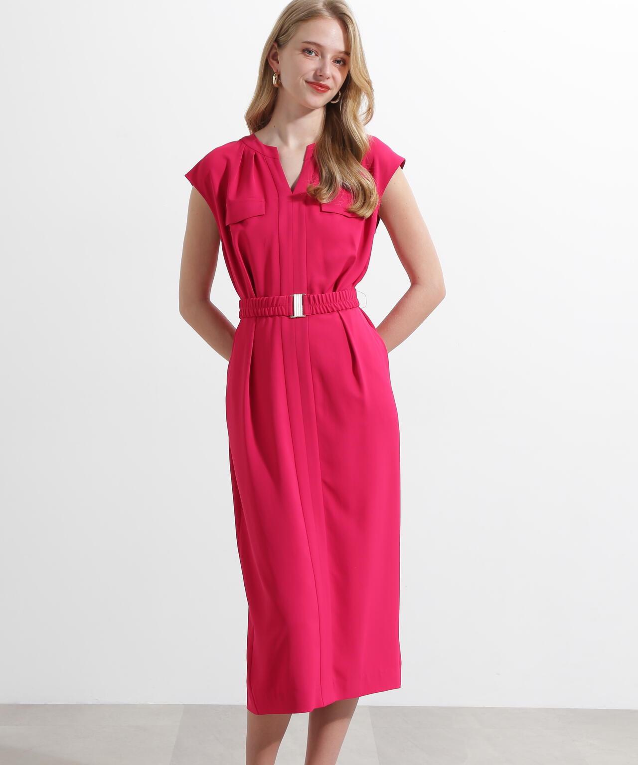 ベルト付きウエストタックワンピース | PINKY&DIANNE（ピンキー