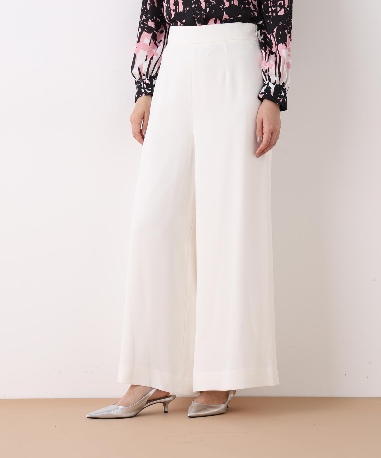 サテンフレアーパンツ | PINKY&DIANNE（ピンキー&ダイアン） ｜【公式