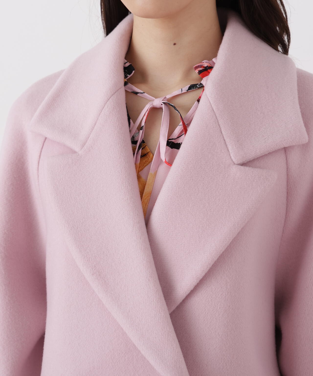 Paul Smith 薄いピンク ダブルブレスト コート ダブルブレストショート