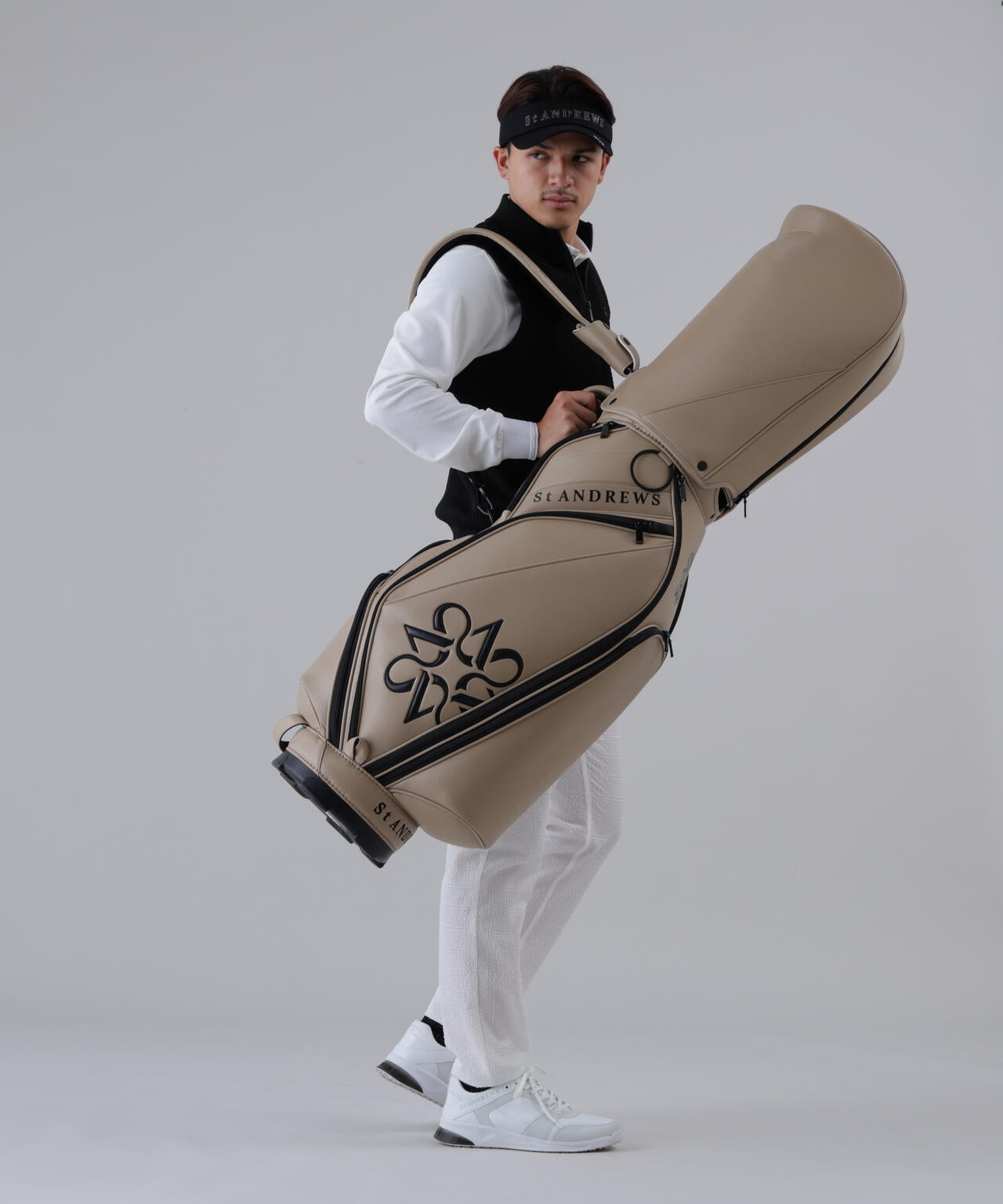 シンセティックレザーキャディーバッグ (46インチ対応) (UNISEX) | St