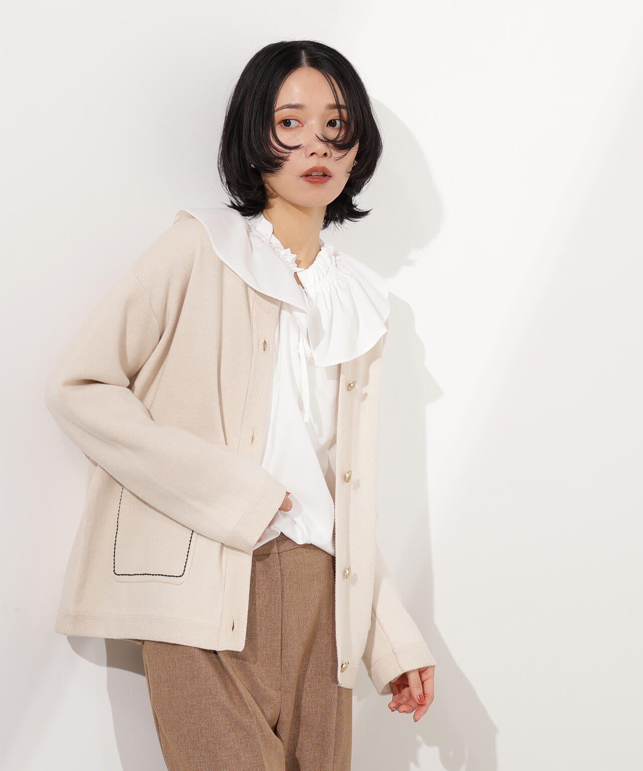 ミドル丈ニットジャケット | N. Natural Beauty Basic*（エヌ