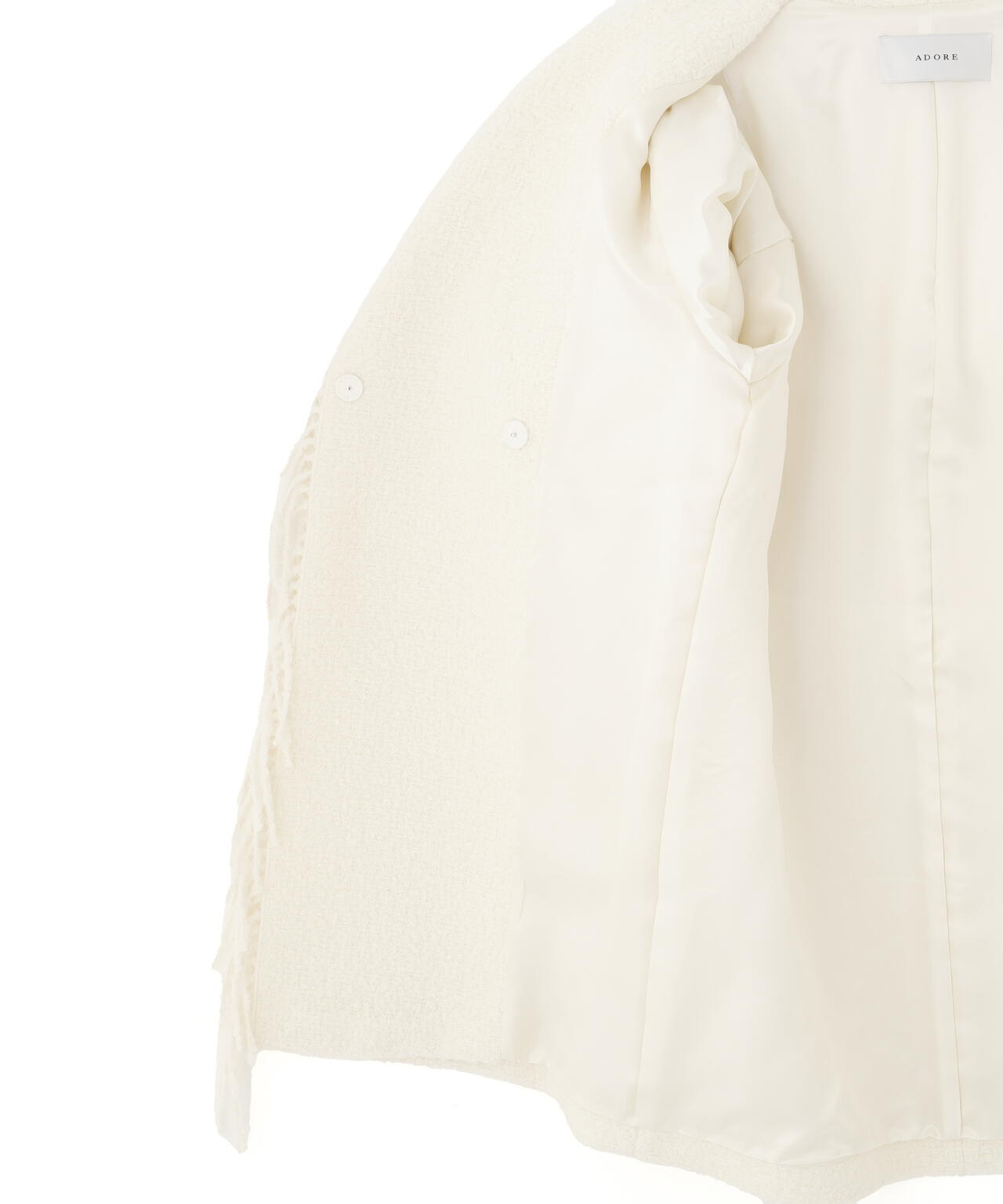 フリンジリングツイードコート | ADORE（アドーア） ｜【公式】通販mix