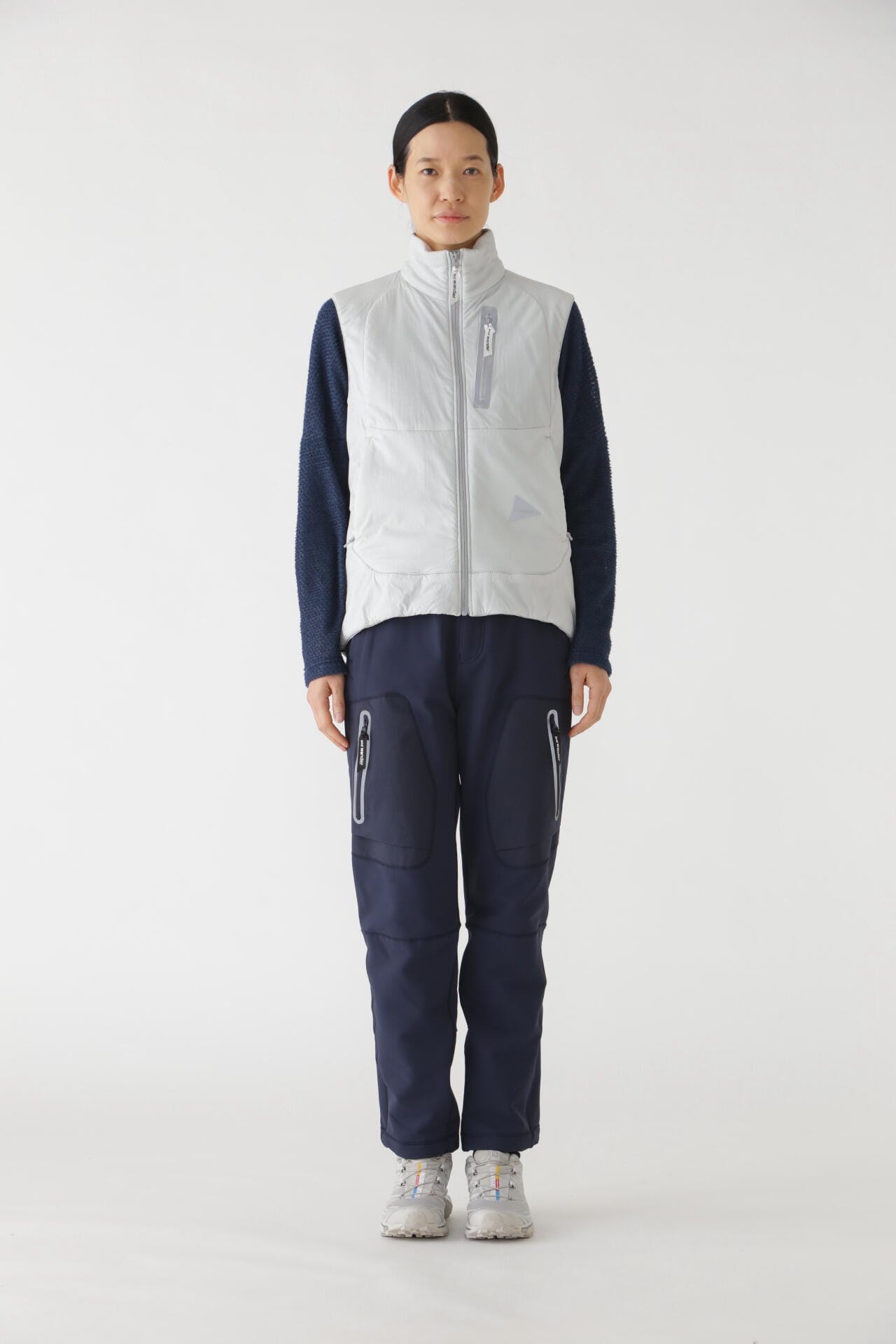 alpha AIR vest | and wander（アンドワンダー） ｜【公式】通販mix