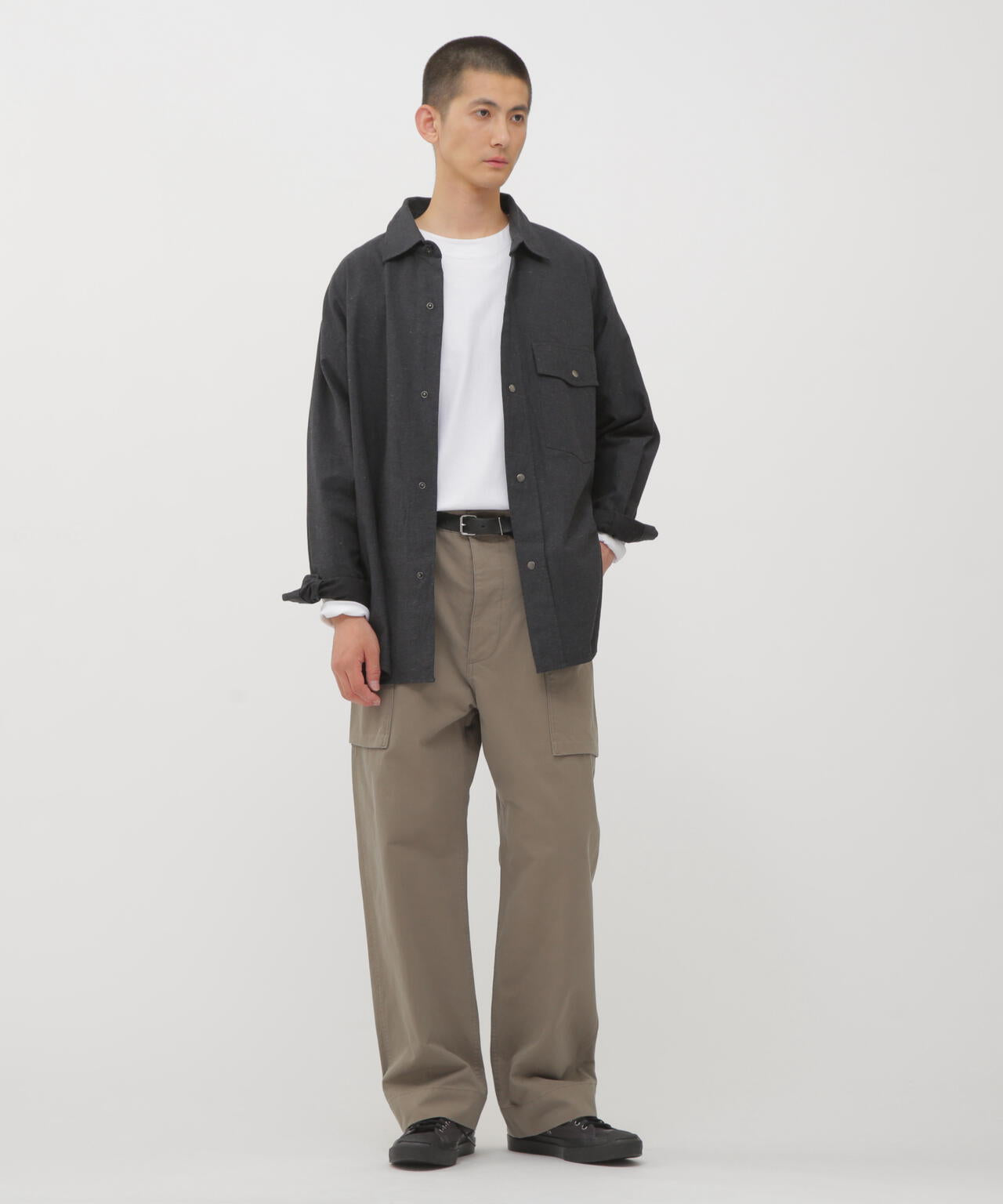 PLAIN COTTON DRILL TROUSERS | MARGARET HOWELL（マーガレット