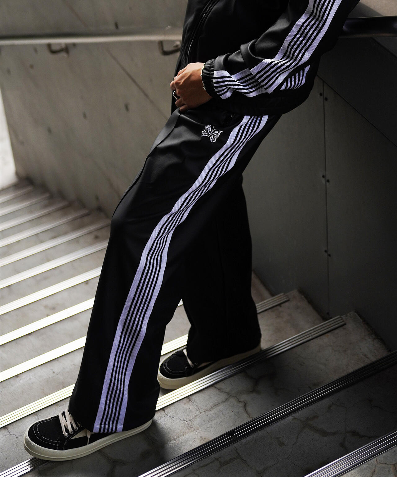 NEEDLES/ニードルズ/【LHP EXCLUSIVE】TRACK PANT - SYNTHETIC LEATHER