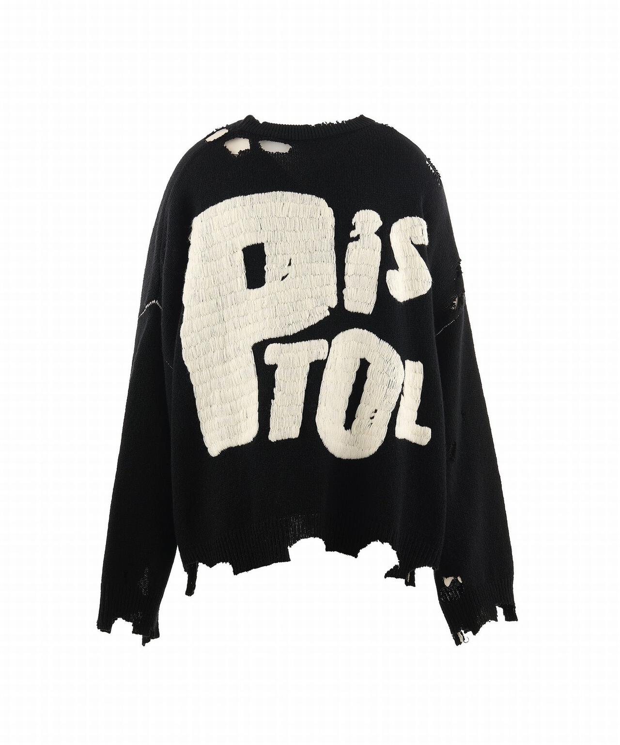 SAINT MICHAEL/セントマイケル/SP_CREW KNIT/I AM A/BLACK | ROYAL