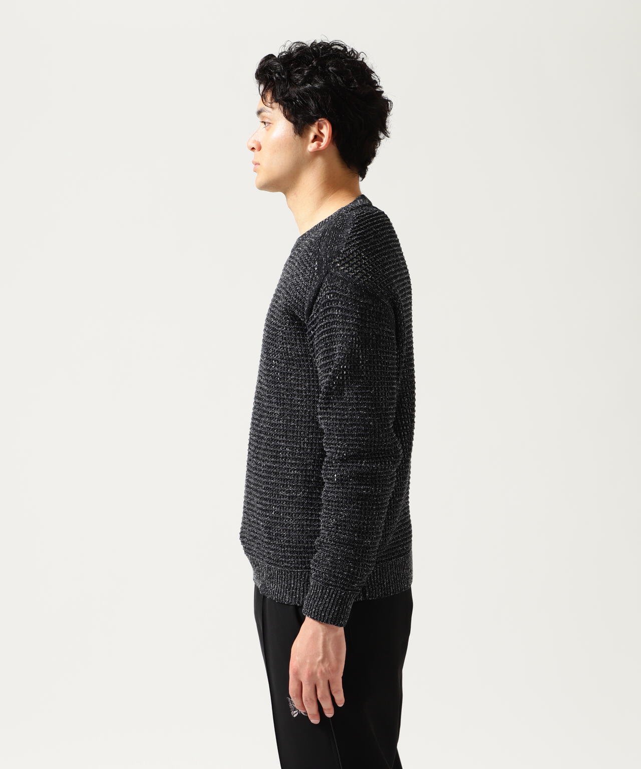 YOKE/ヨーク/MESH KNITTED CREWNECK SWEATER | GARDEN（ガーデン