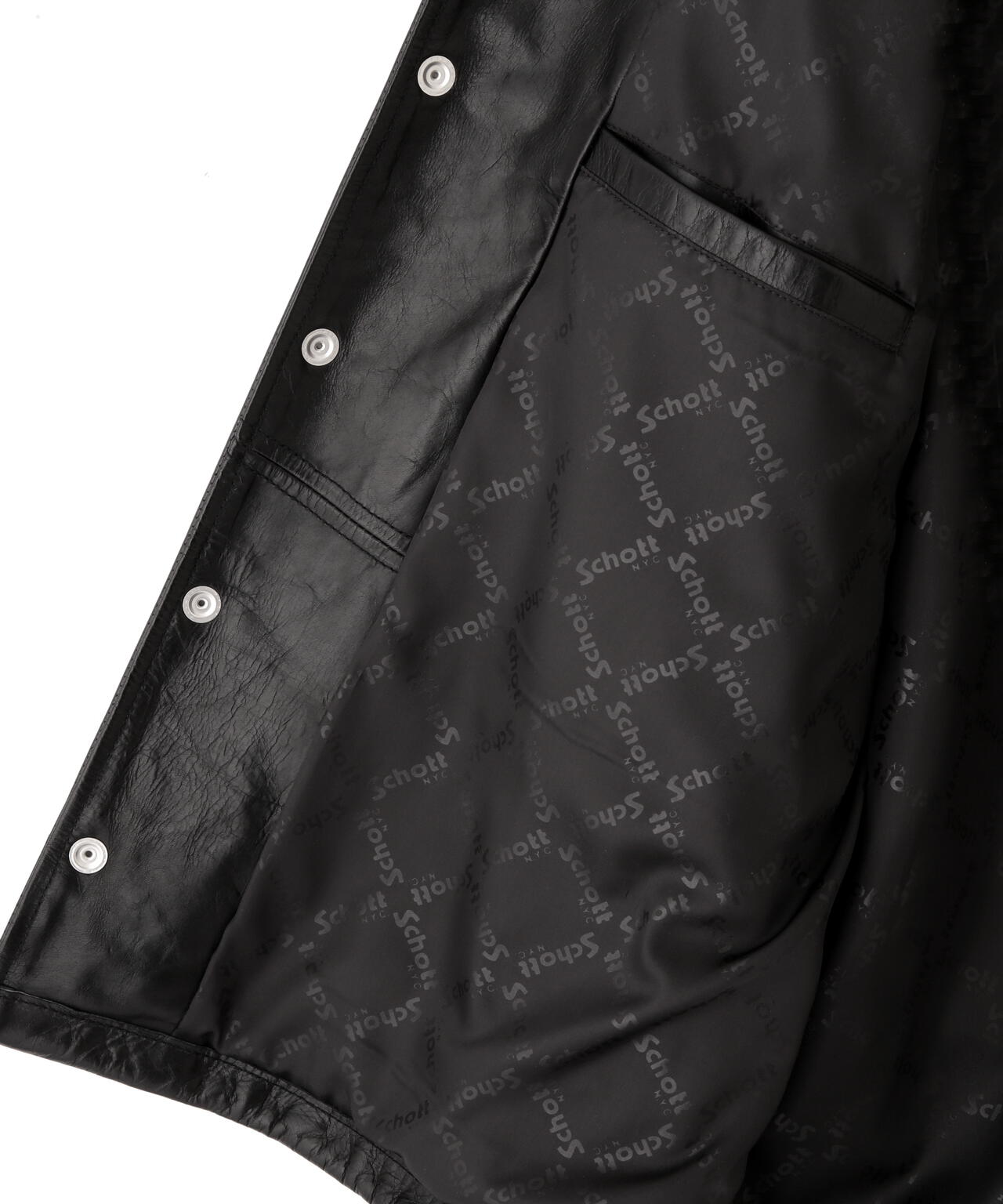 LEATHER COACH JACKET/レザーコーチジャケット | Schott（ショット