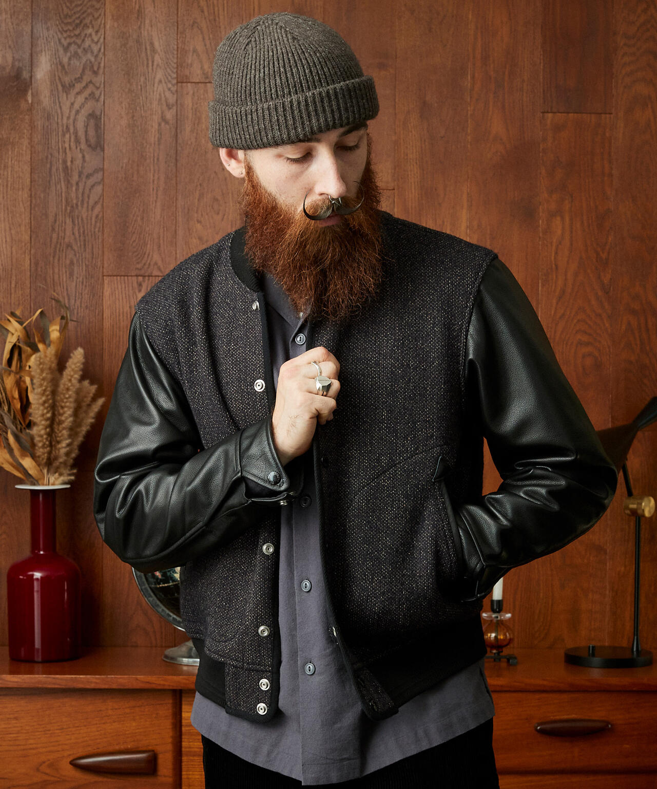 BEACH CLOTH STADIUM JACKET/ビーチクロス スタジアムジャケット