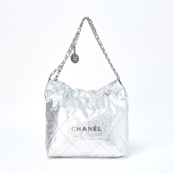 CHANEL シャネル22 スモール 2021年 ショルダーバッグ シルバー