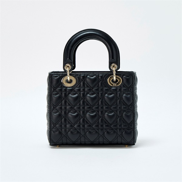 Christian Dior レディディオール スモール ハンドバッグ ブラック