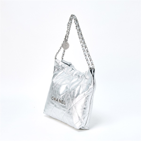 CHANEL シャネル22 スモール 2021年 ショルダーバッグ シルバー