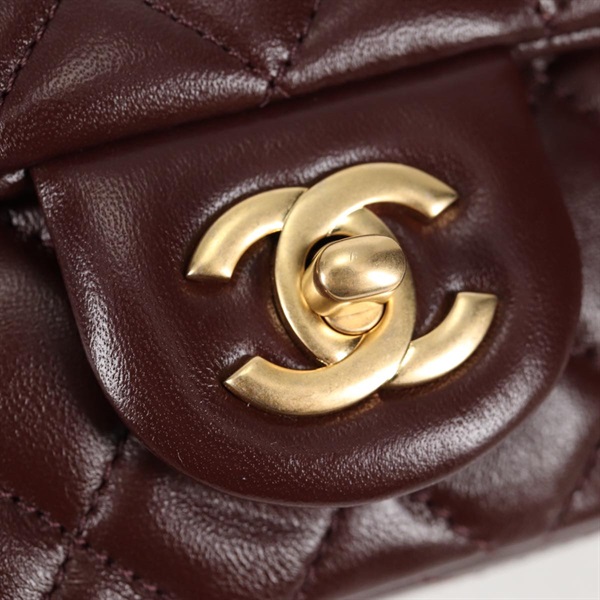 CHANEL ミニ マトラッセ シングルフラップシングルチェーン ココボール