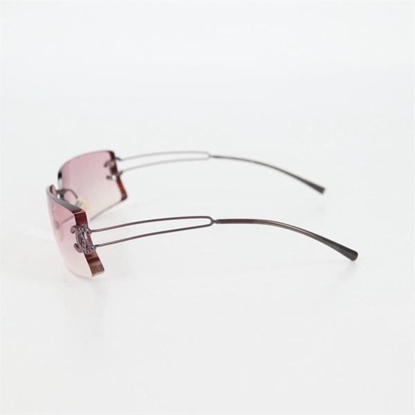 CHANEL ココマーク サングラス 72□14 120 178/8H パープル メタル