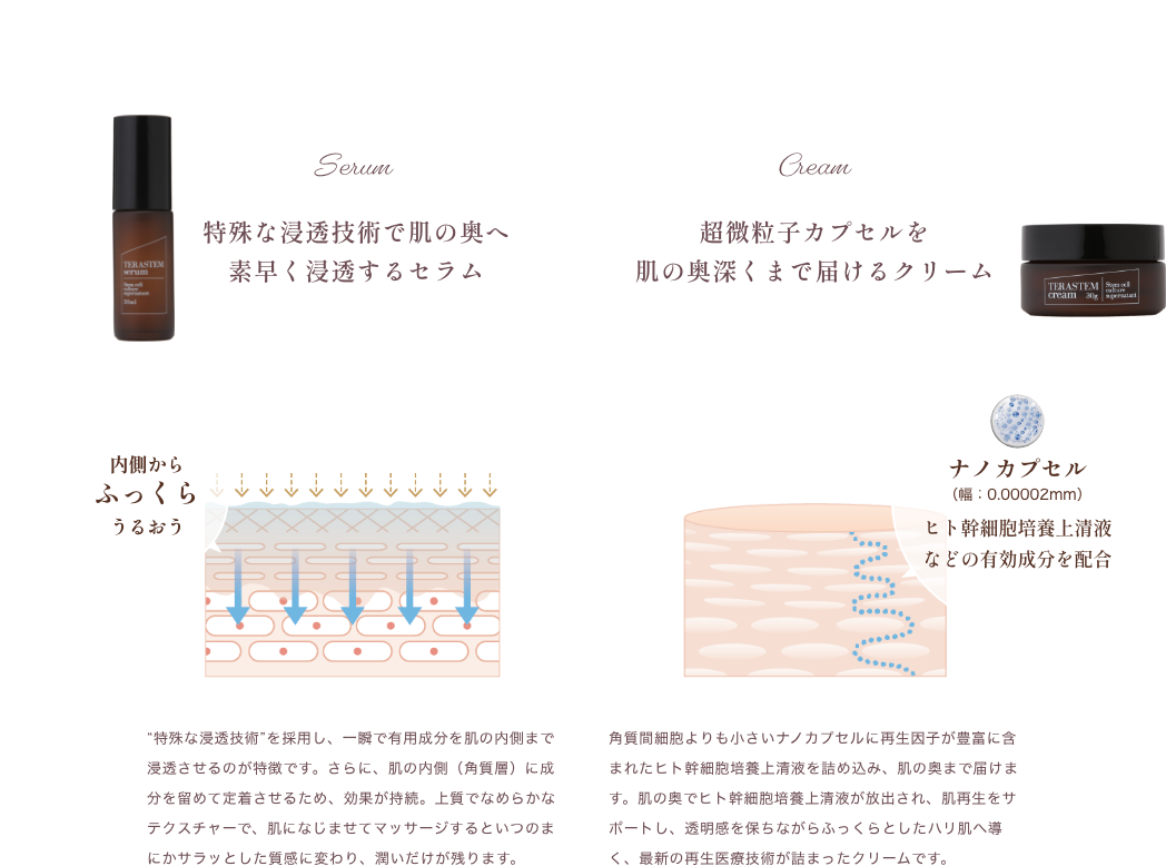 TERASTEM（テラステム）｜水橋保寿堂製薬