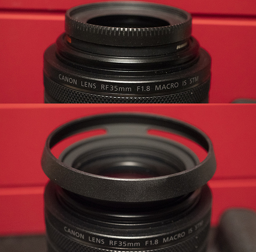 RF35mmF1.8にメタルレンズフードをつけてみた – mono-logue