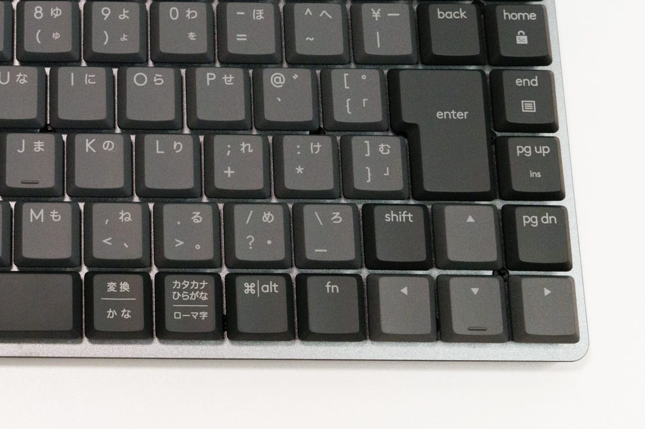 Logicool MX Mechanical Mini レビュー／打鍵感は良いが、使いこなすに