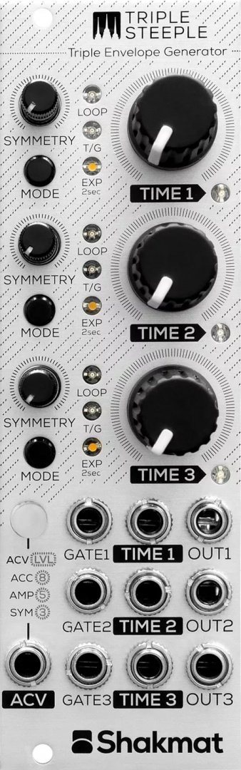 Shakmat Triple Steeple - Eurorack Module on ModularGrid