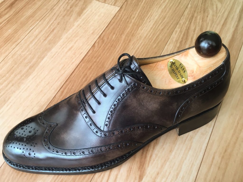 VASS Budapest Oxford Museum Calf Grey(ヴァーシュ ブダペスト