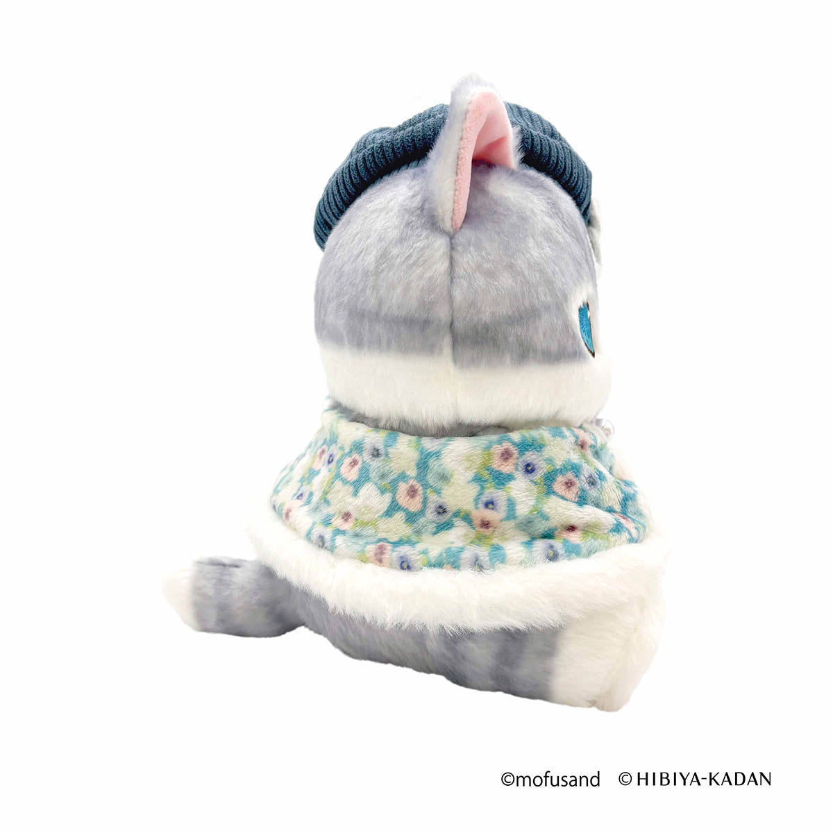 mofusand×日比谷花壇 ぬいぐるみ ケープにゃん(ブルー) | mofusand
