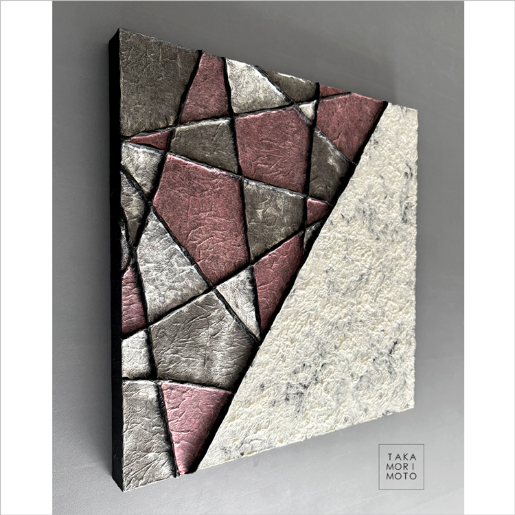 TAKA MORIMOTO 和紙 ワビサビ アートパネル WASHI WABI-SABI ART PANEL